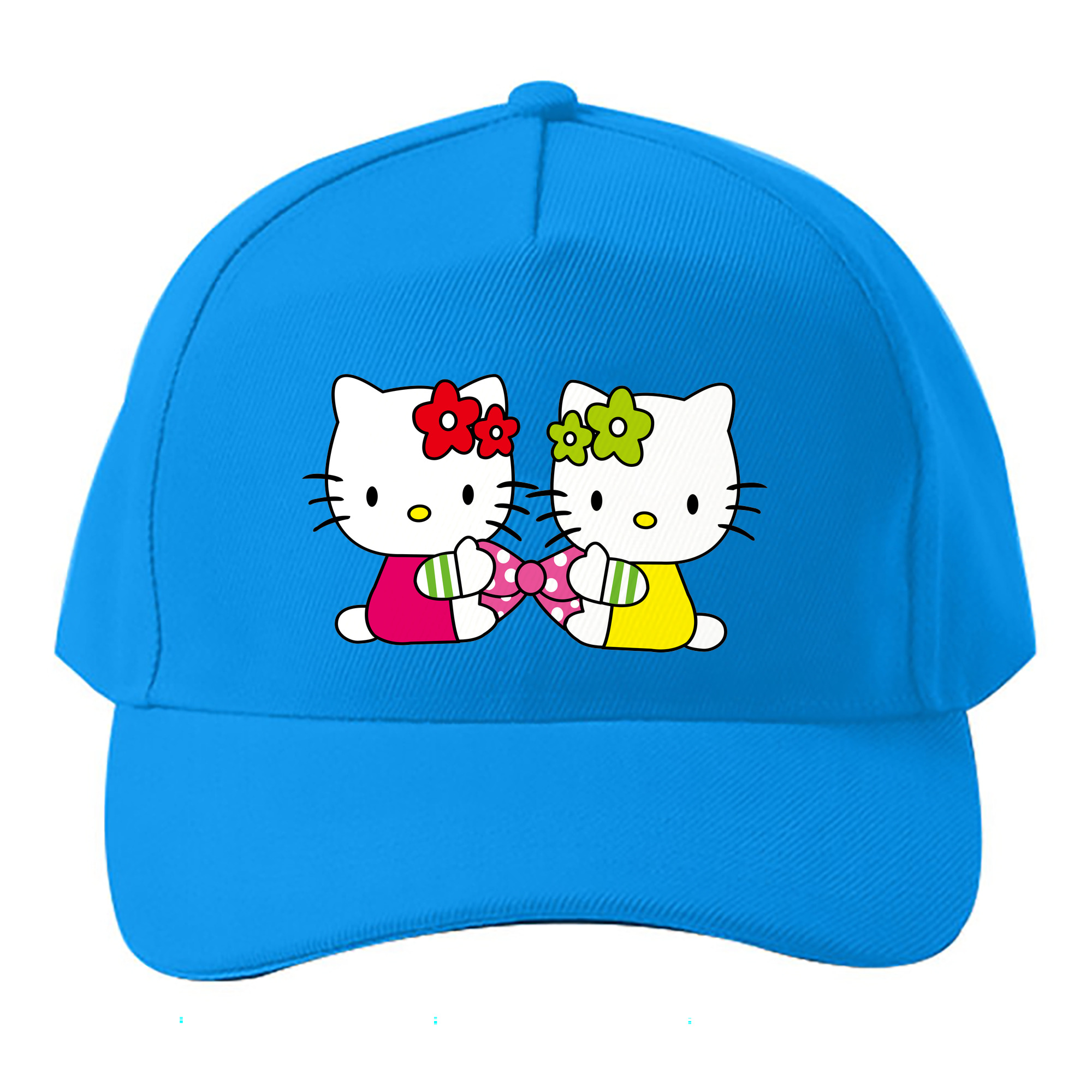 （画像用） Hello Kitty ハローキティ ベースボールキャップ 綿100％ 男女兼用 帽子 スポーツ
